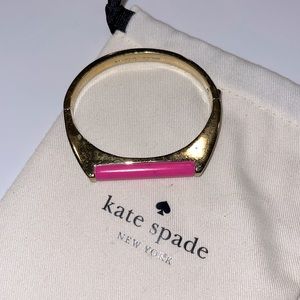Kate Spade New York pink and gold bracelet. Super cute